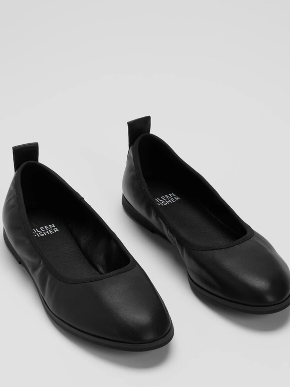 Eileen Fisher Notion Nappa Leather Ballet Flat Sz: 7.5